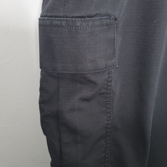 First Tactical Pants Men 42x36 Cargo‎ Double Knee Black Utility Ripstop Baggy - Picture 3 of 15